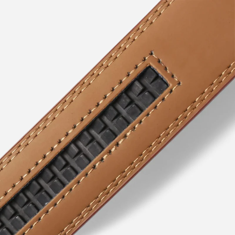 Ceinture Cuir Marron Automatique Homme – Image 7