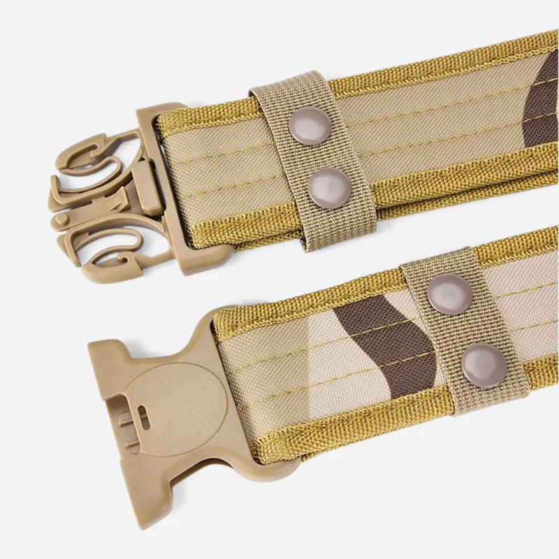 Ceinture Militaire Tactique Tissu Elastique Combat Homme – Image 3